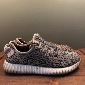 Adidas Womens Black Gray Low-Top Athletic Trainer Sneaker Size 7